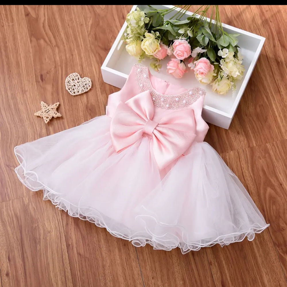 Yoliyolei Fairy Cuty Girls Dress Tulle Fluffy Children Gowns Flower dress